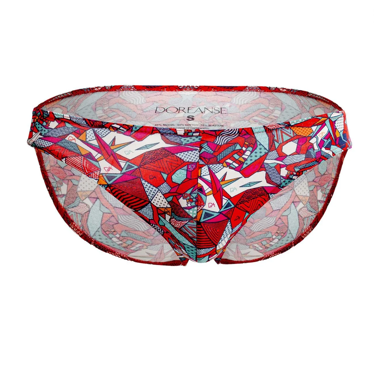 Bekleidung_Doreanse_Herrenunterwäsche Doreanse 1243-PRN Pop-Art-Bikini Farbig Bedruckt