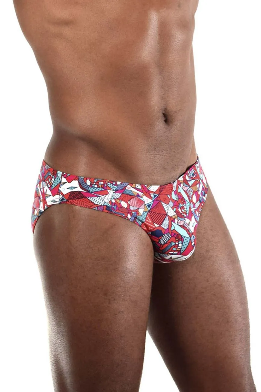 Bekleidung_Doreanse_Herrenunterwäsche Doreanse 1243-PRN Pop-Art-Bikini Farbig Bedruckt