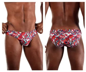 Bekleidung_Doreanse_Herrenunterwäsche Doreanse 1243-PRN Pop-Art-Bikini Farbig Bedruckt