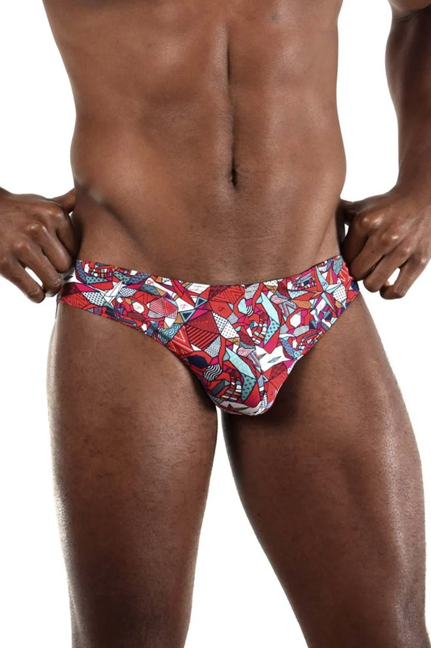 Bekleidung_Doreanse_Herrenunterwäsche Doreanse 1243-PRN Pop-Art-Bikini Farbig Bedruckt