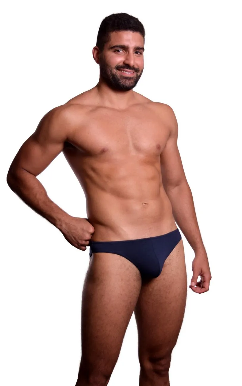 Bekleidung_Doreanse_Herrenunterwäsche Doreanse 1281-NVY Bequeme Bikini-Slip Farbe Marineblau