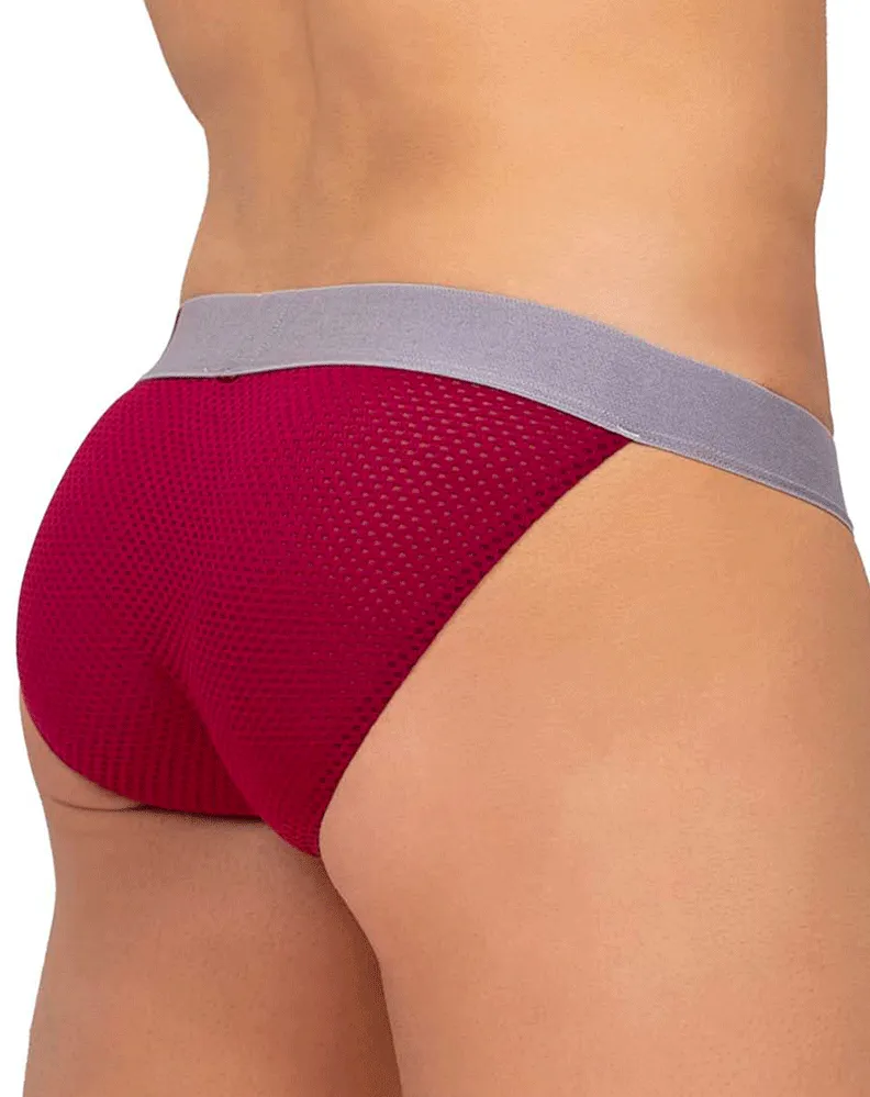 Bekleidung_Ergowear_Herrenunterwäsche Ergowear Ew1216 Max Bikini Burgunder