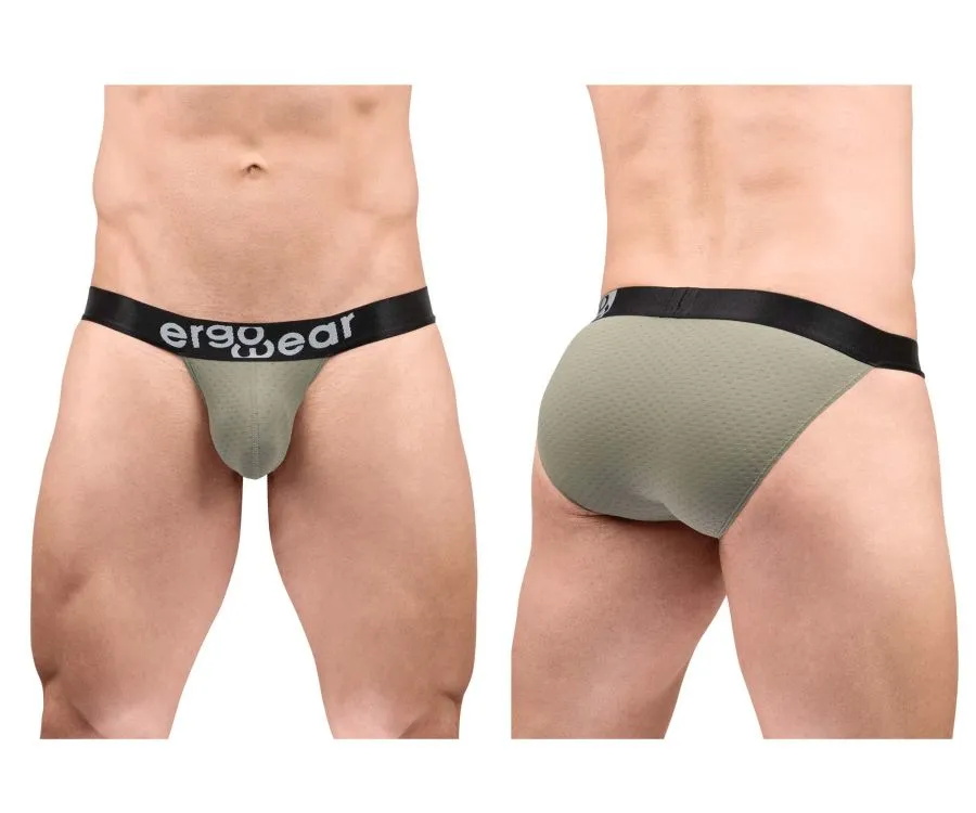 Bekleidung_Ergowear_Herrenunterwäsche ErgoWear EW1678 MAX FLOW Bikini Farbe Rauchgrün