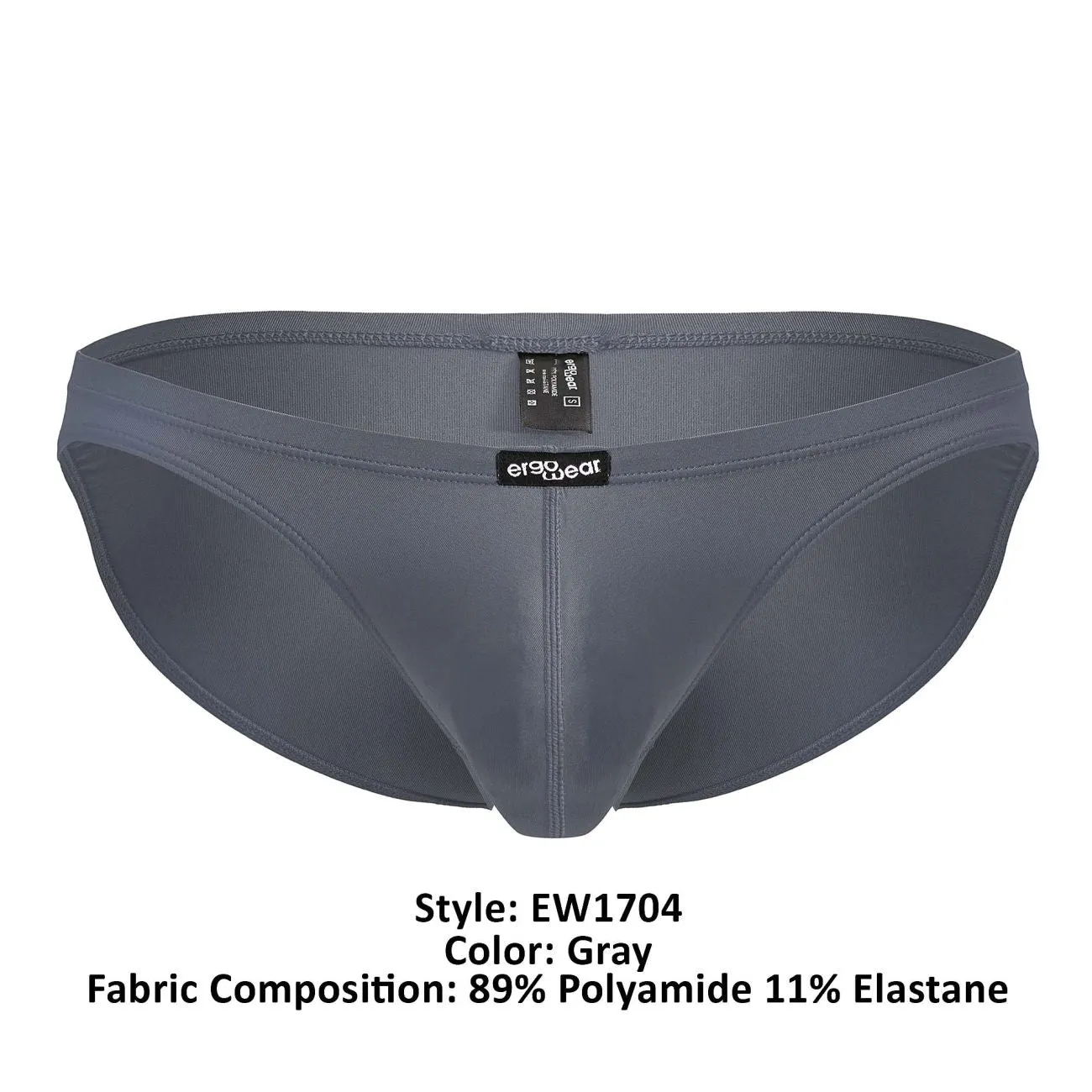 Bekleidung_Ergowear_Herrenunterwäsche ErgoWear EW1704 X4D Bikini Farbe Grau