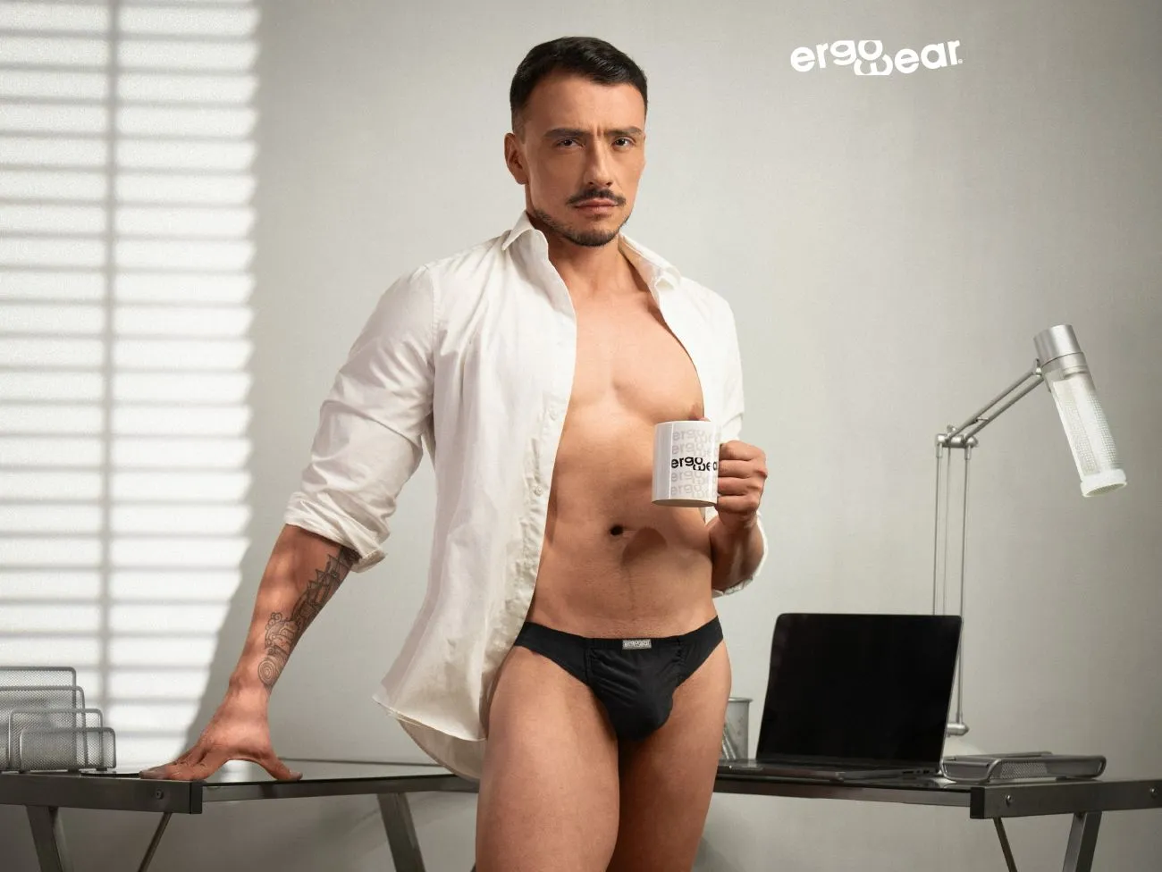 Bekleidung_Ergowear_Herrenunterwäsche ErgoWear EW1727 FEEL GR8 Baumwoll-Bikini Farbe Schwarz