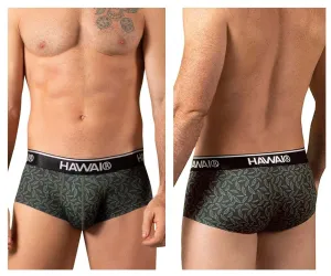 Bekleidung_Hawair_Herrenunterwäsche HAWAI 42380 Bedruckte Slipunterhose Farbe Grün