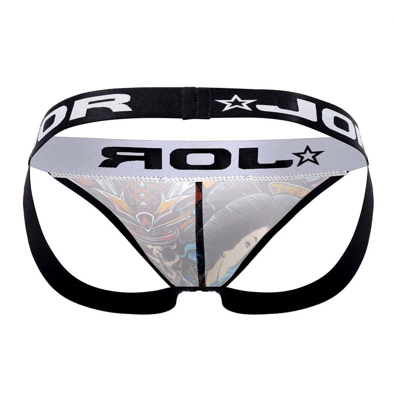 Bekleidung_Jor_Herrenunterwäsche JOR 1532 Geisha-Jockstrap Farbig Bedruckt