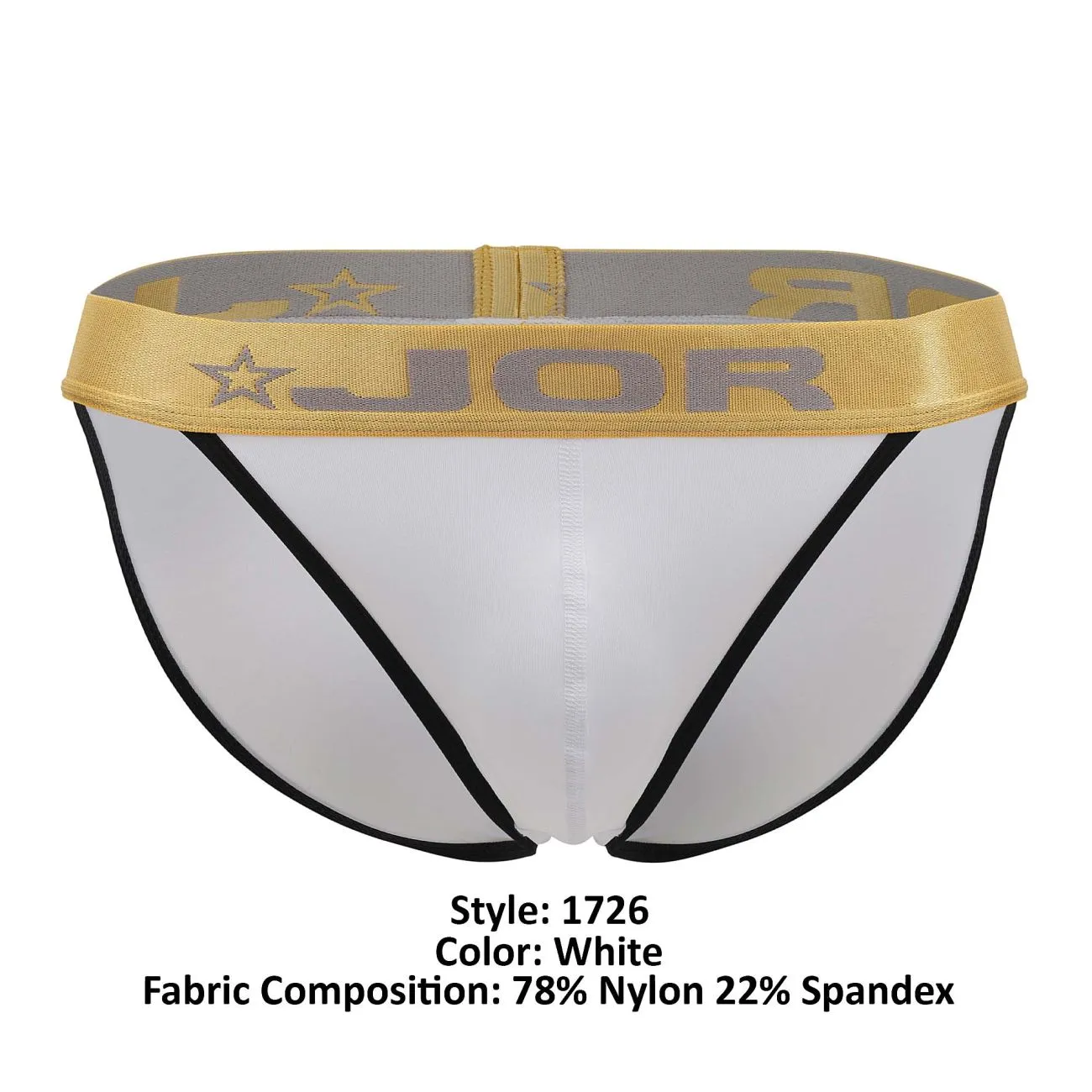 Bekleidung_Jor_Herrenunterwäsche JOR 1726 Orion Bikini Farbe Weiß