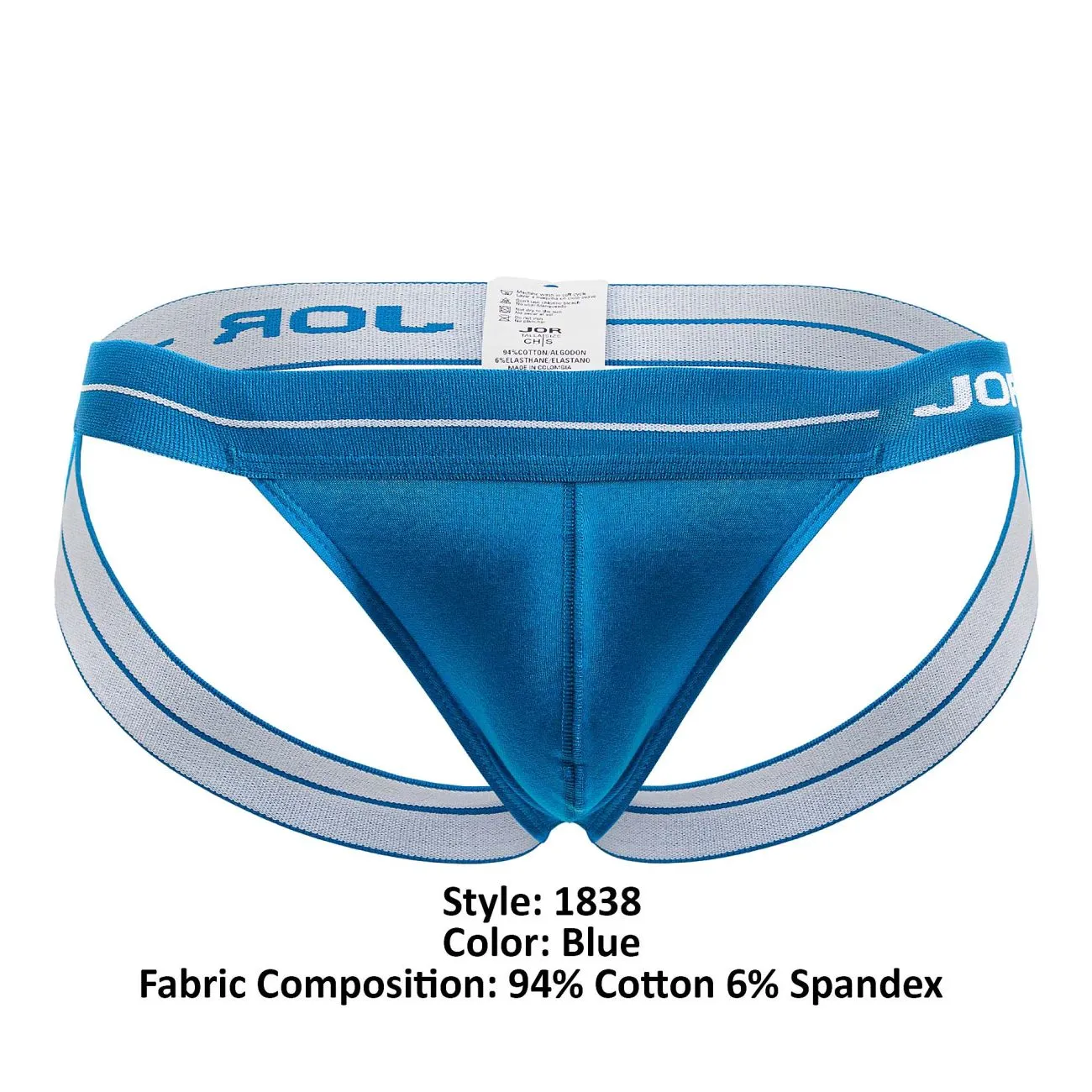 Bekleidung_Jor_Herrenunterwäsche JOR 1838 Täglicher Jockstrap Farbe Blau