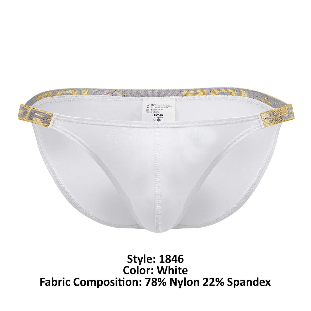 Bekleidung_Jor_Herrenunterwäsche JOR 1846 Ares Bikini Farbe Weiß