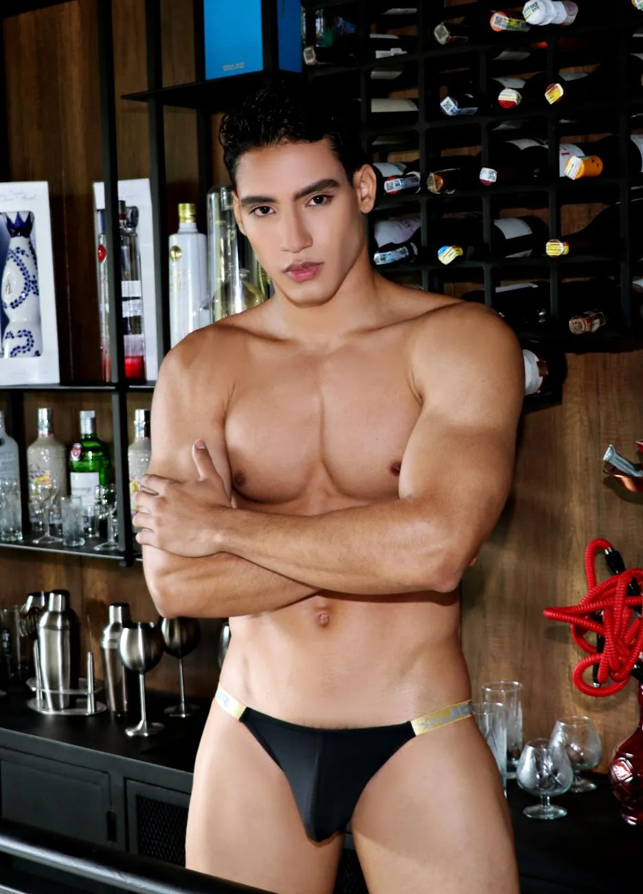 Bekleidung_Jor_Herrenunterwäsche JOR 1847 Ares Jockstrap Farbe Schwarz