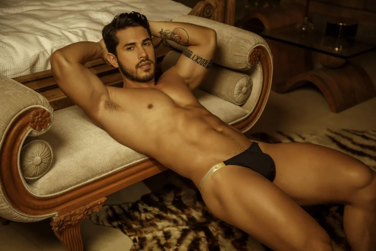 Bekleidung_Jor_Herrenunterwäsche JOR 1847 Ares Jockstrap Farbe Schwarz