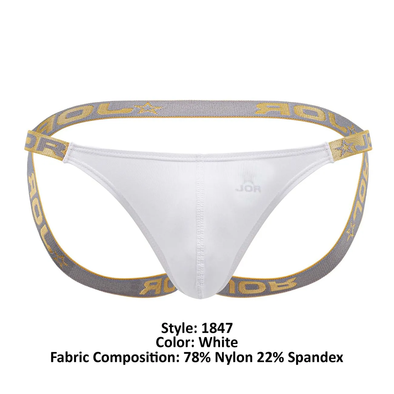 Bekleidung_Jor_Herrenunterwäsche JOR 1847 Ares Jockstrap Farbe Weiß