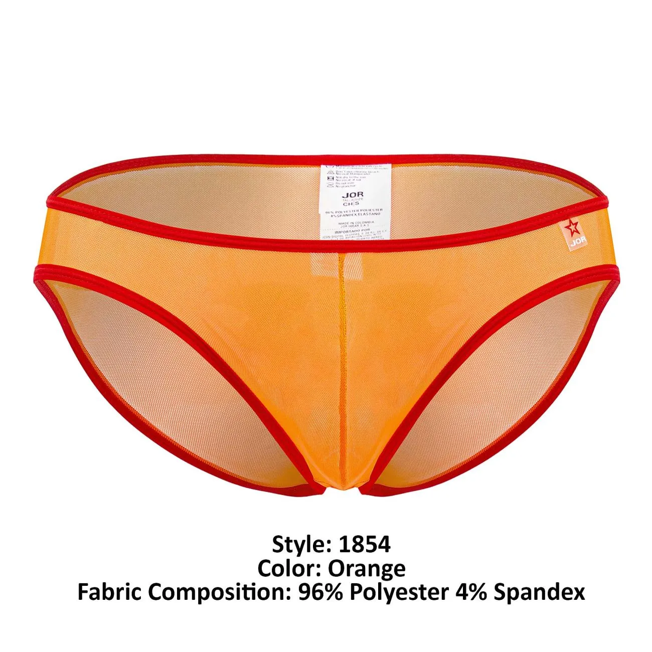 Bekleidung_Jor_Herrenunterwäsche JOR 1854 York Bikini Farbe Orange