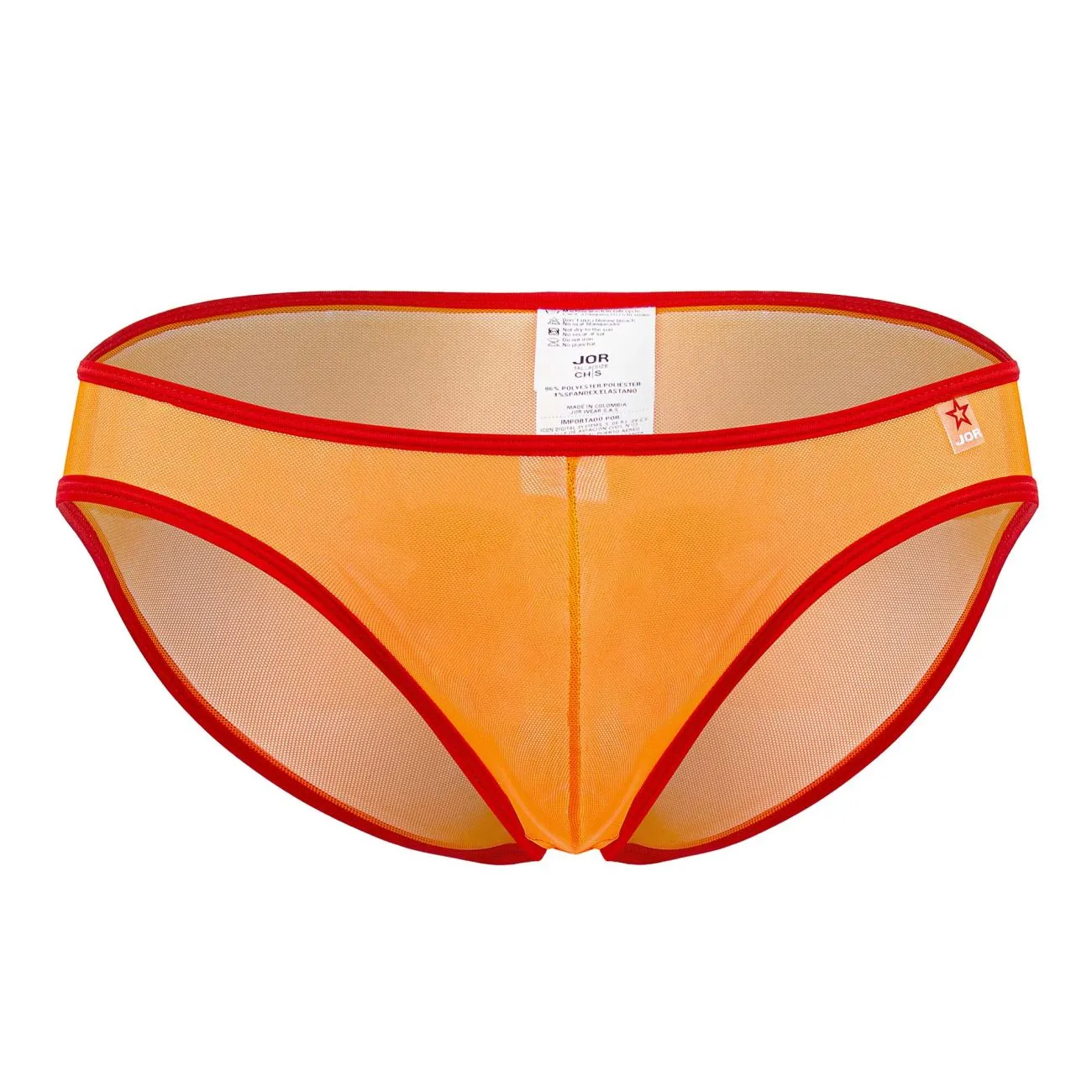 Bekleidung_Jor_Herrenunterwäsche JOR 1854 York Bikini Farbe Orange
