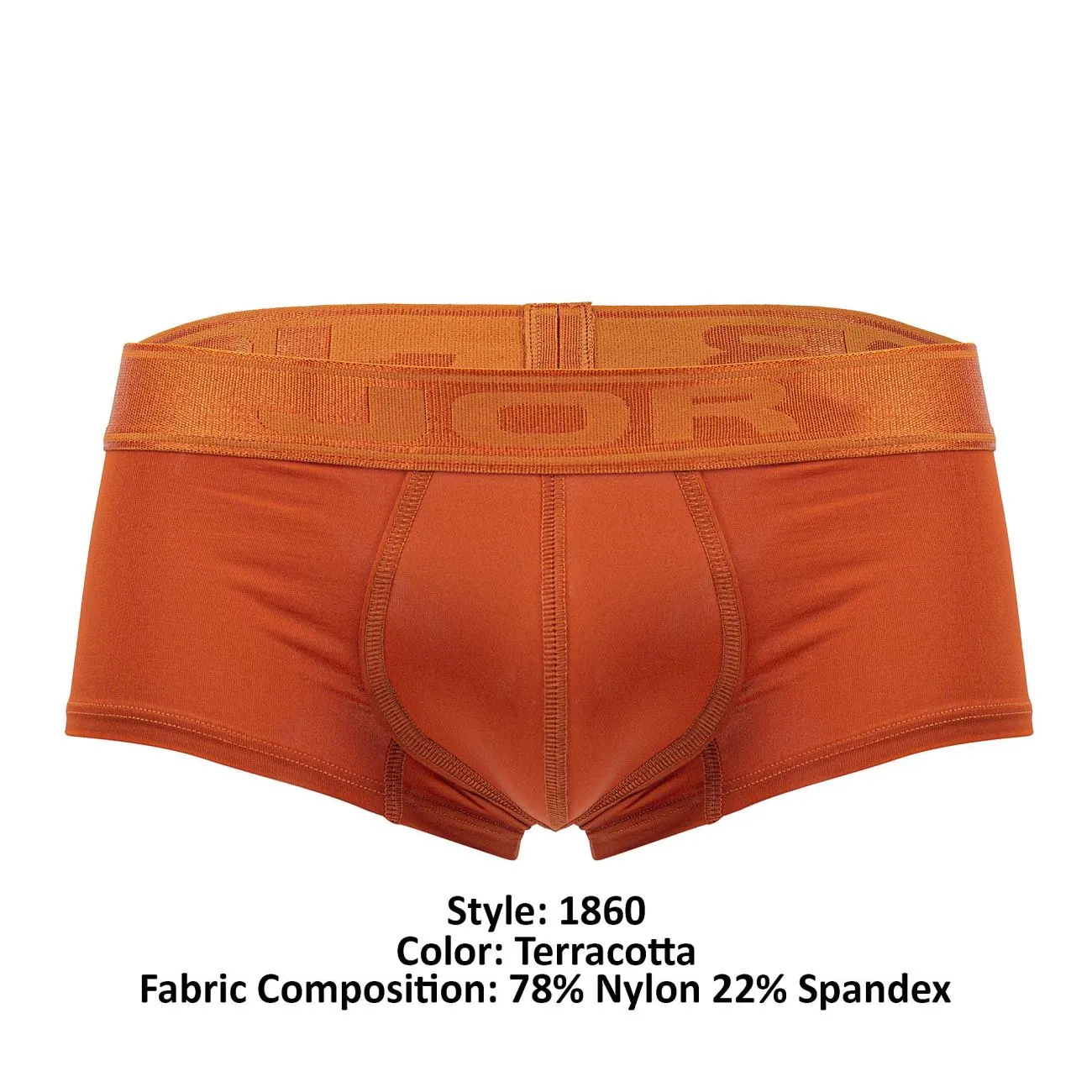 Bekleidung_Jor_Herrenunterwäsche JOR 1860 Element Trunks Farbe Terrakotta