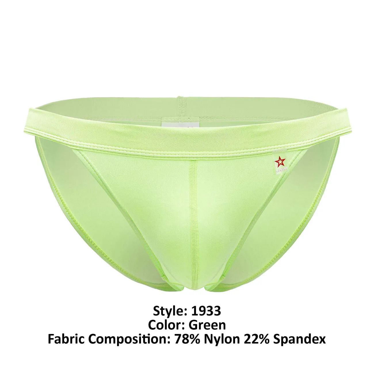 Kleidung_Jor_Herrenunterwäsche JOR 1933 Garoto Bikini Farbe Grün
