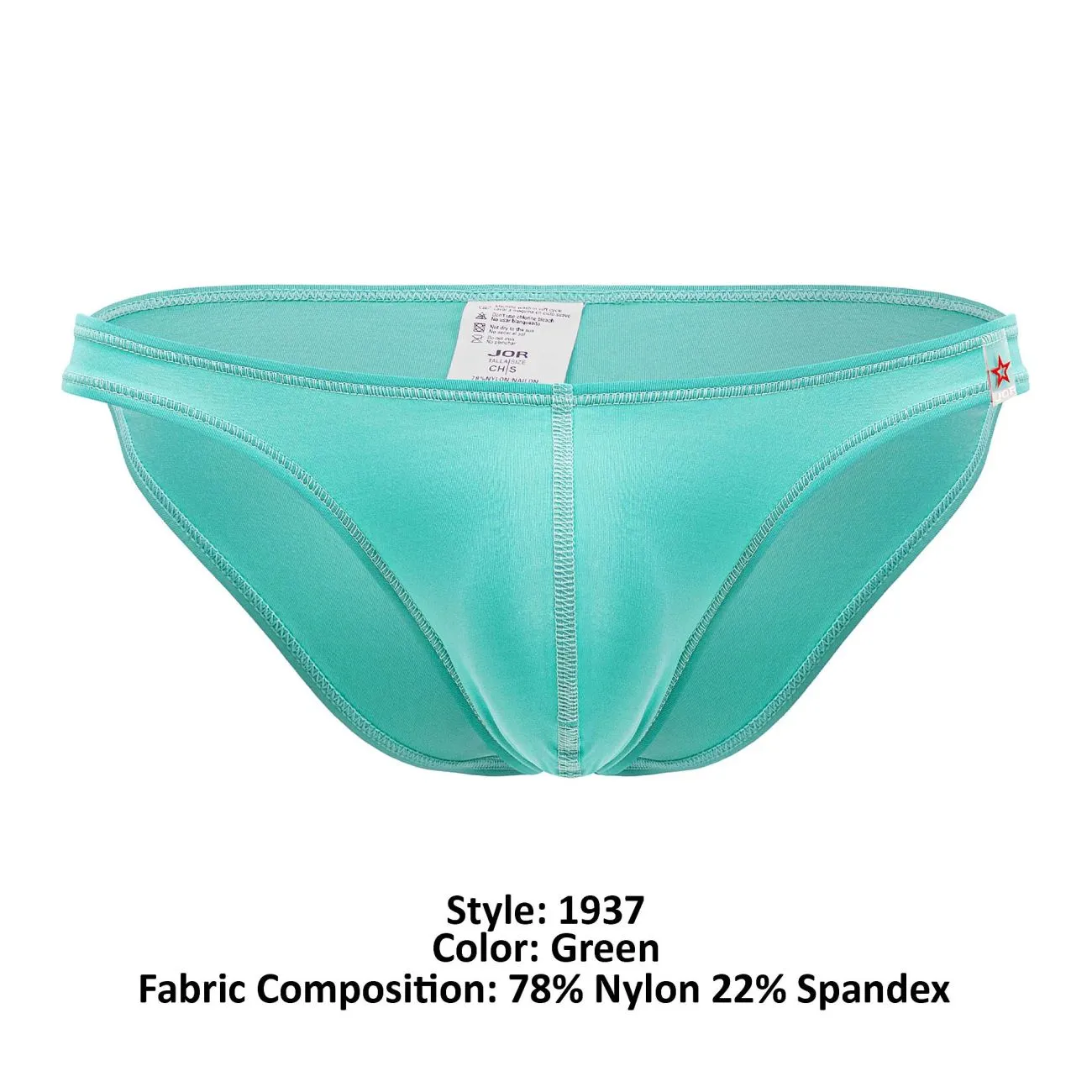 Bekleidung_Jor_Herrenunterwäsche JOR 1937 Kioto Bikini Farbe Grün