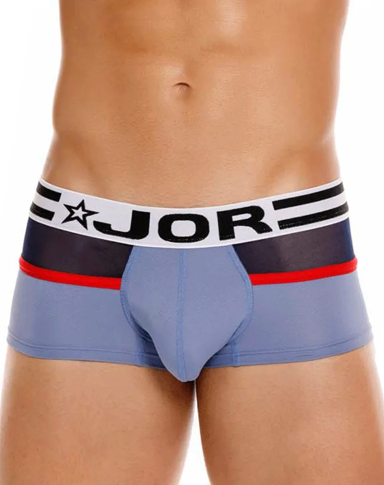 Bekleidung_Jor_Herrenunterwäsche Jor 1940 Sportliche Unterhosen Blau