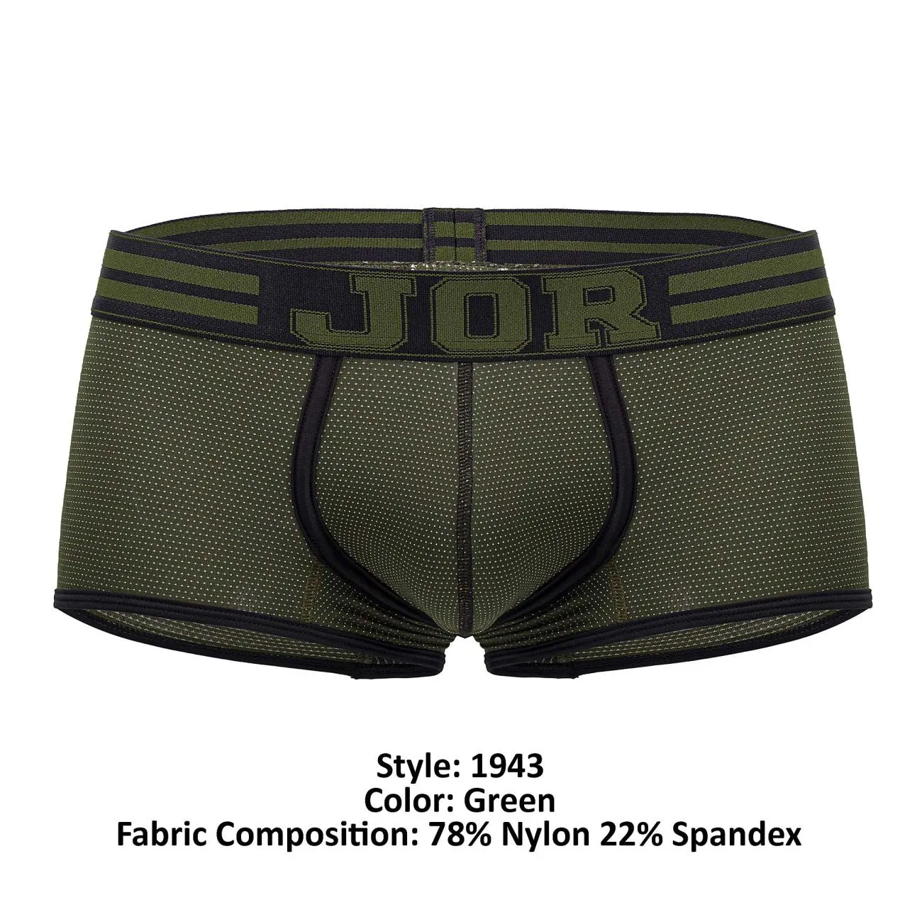 Bekleidung_Jor_Herrenunterwäsche JOR 1943 College Shorts Farbe Grün