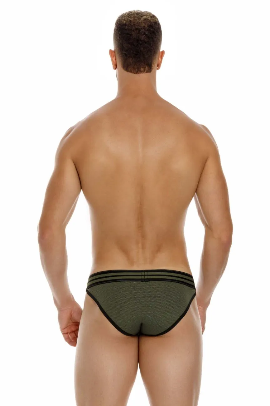 Bekleidung_Jor_Herrenunterwäsche JOR 1945 College-Bikini Farbe Grün