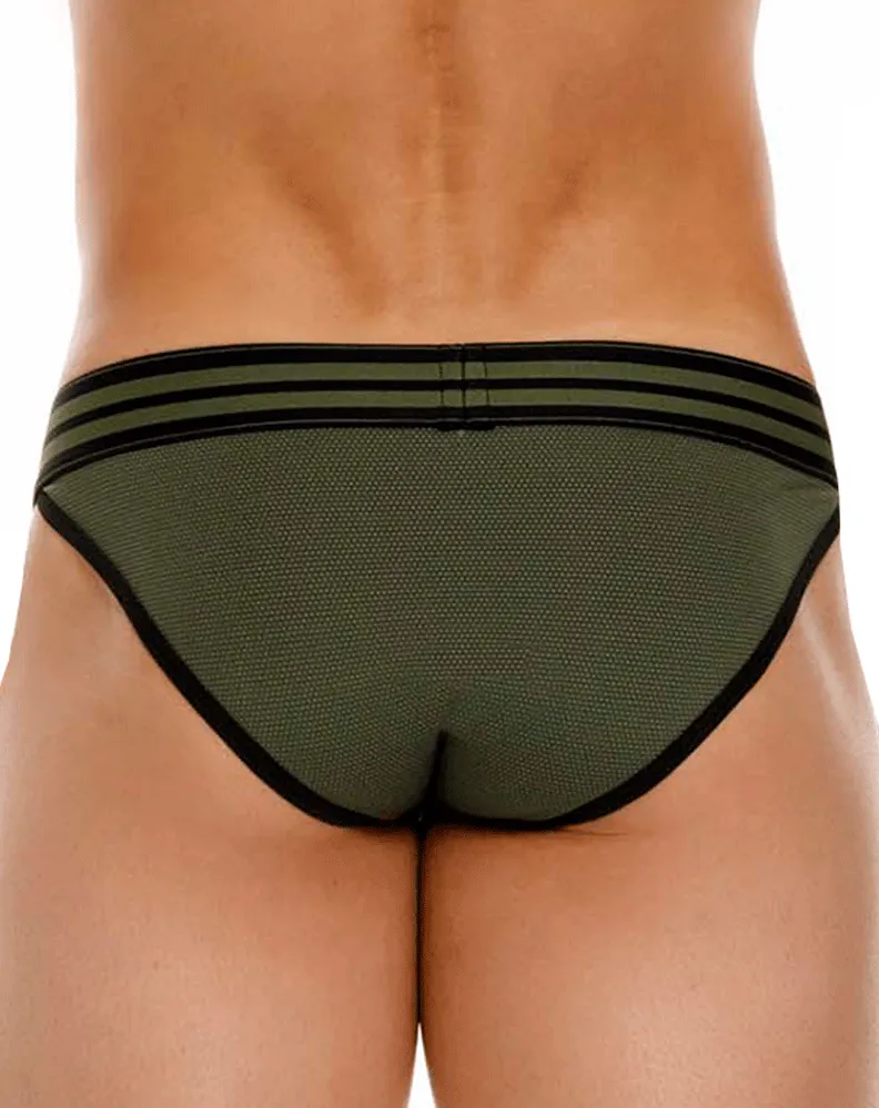 Bekleidung_Jor_Herrenunterwäsche Jor 1945 College Bikini Grün