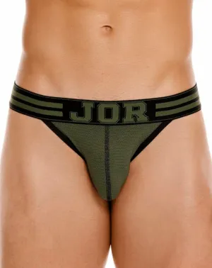 Bekleidung_Jor_Herrenunterwäsche Jor 1945 College Bikini Grün