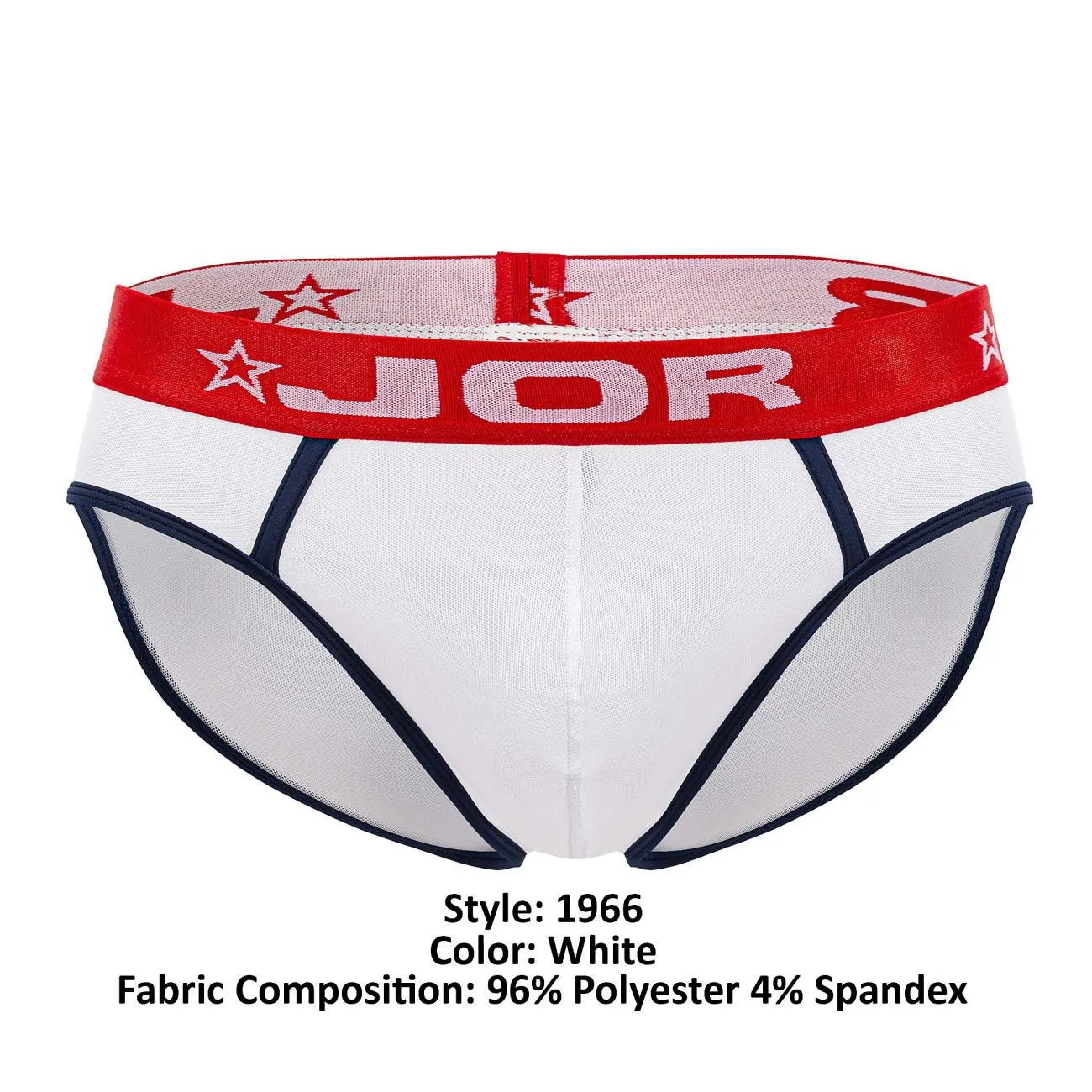 Bekleidung_Jor_Herrenunterwäsche JOR 1966 Dakar Bikini Farbe Weiß