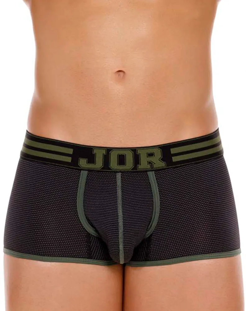 Bekleidung_Jor_Herrenunterwäsche Jor 2056 College Slips Schwarz