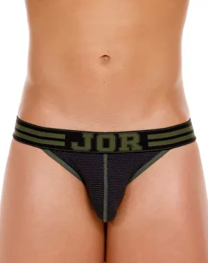 Bekleidung_Jor_Herrenunterwäsche Jor 2059 College-Jockstrap Schwarz