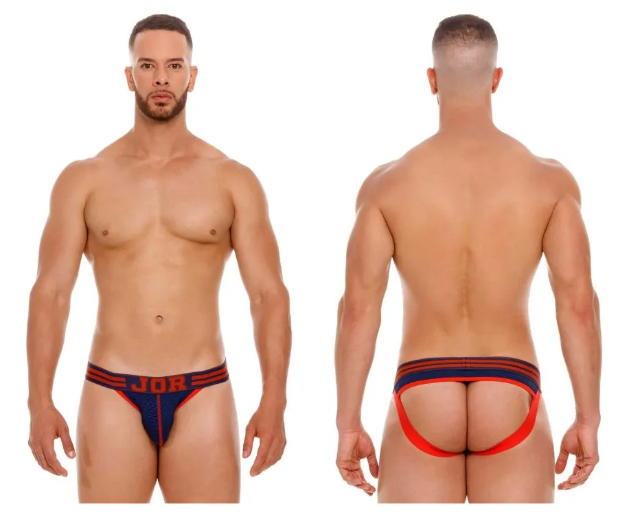 Bekleidung_Jor_Herrenunterwäsche JOR 2059 College-Jockstrap Farbe Blau