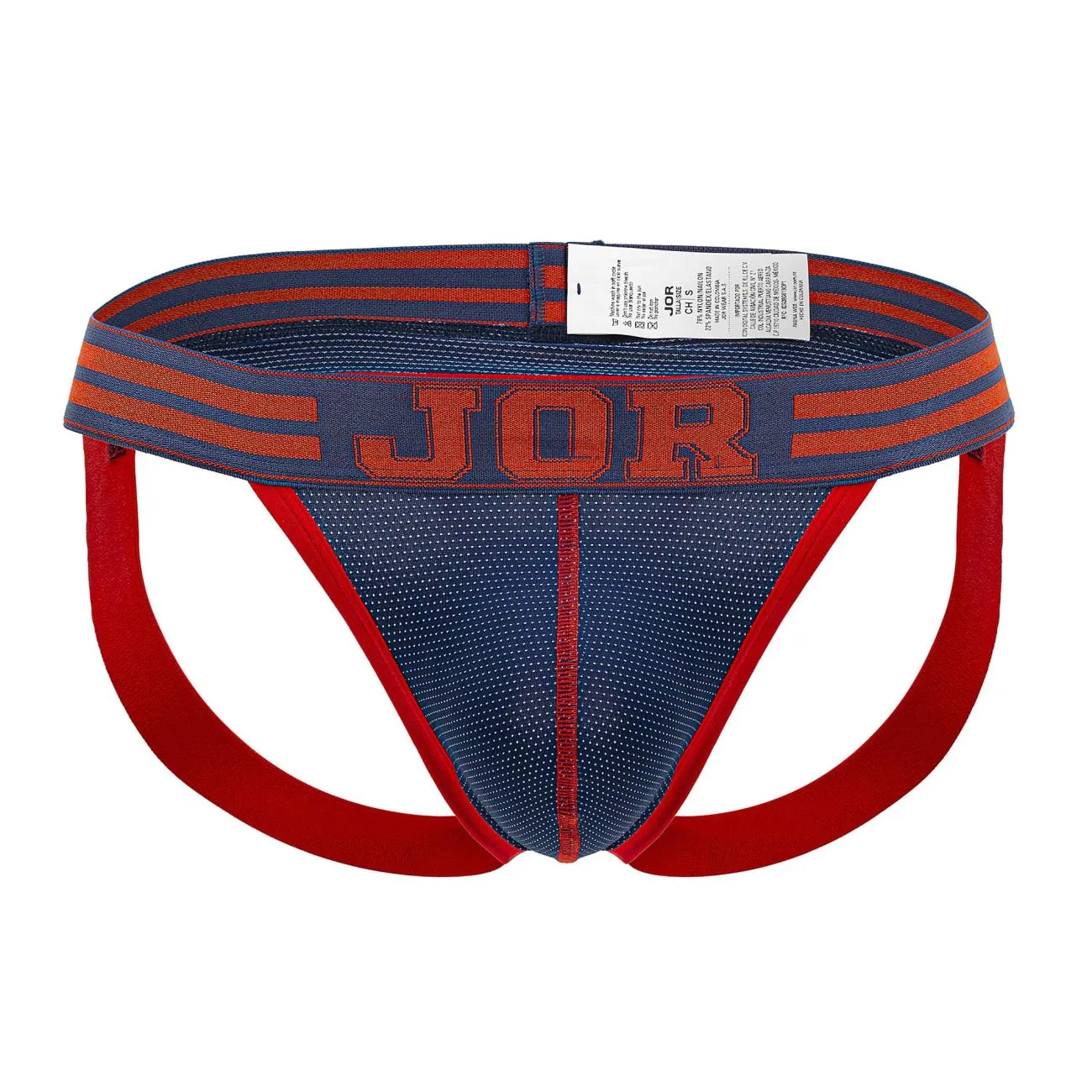 Bekleidung_Jor_Herrenunterwäsche JOR 2059 College-Jockstrap Farbe Blau