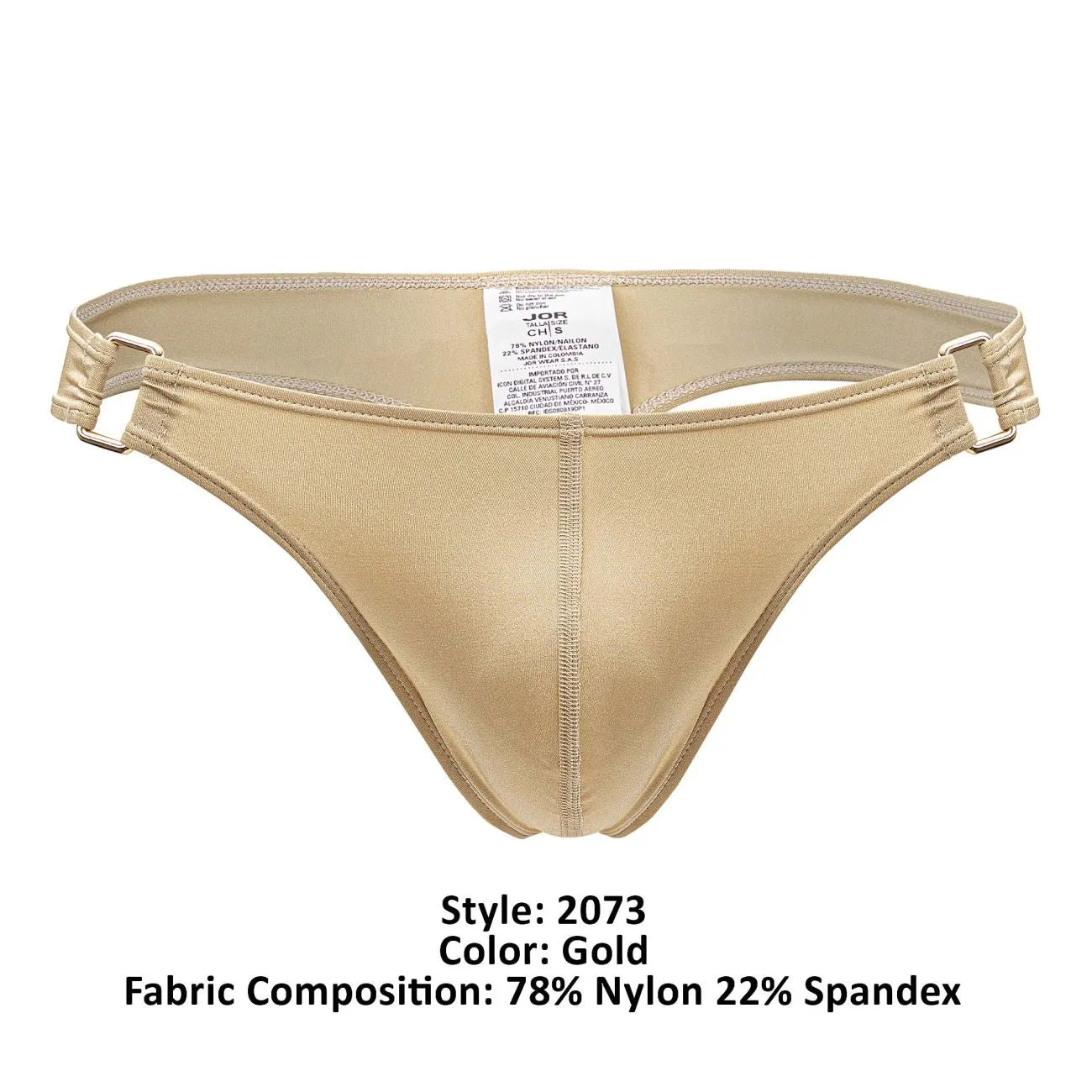 Bekleidung_Jor_Herrenunterwäsche JOR 2073 Titan Tangas Farbe Gold