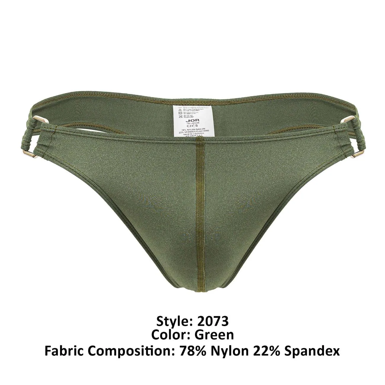 Bekleidung_Jor_Herrenunterwäsche JOR 2073 Titan Tangas Farbe Grün