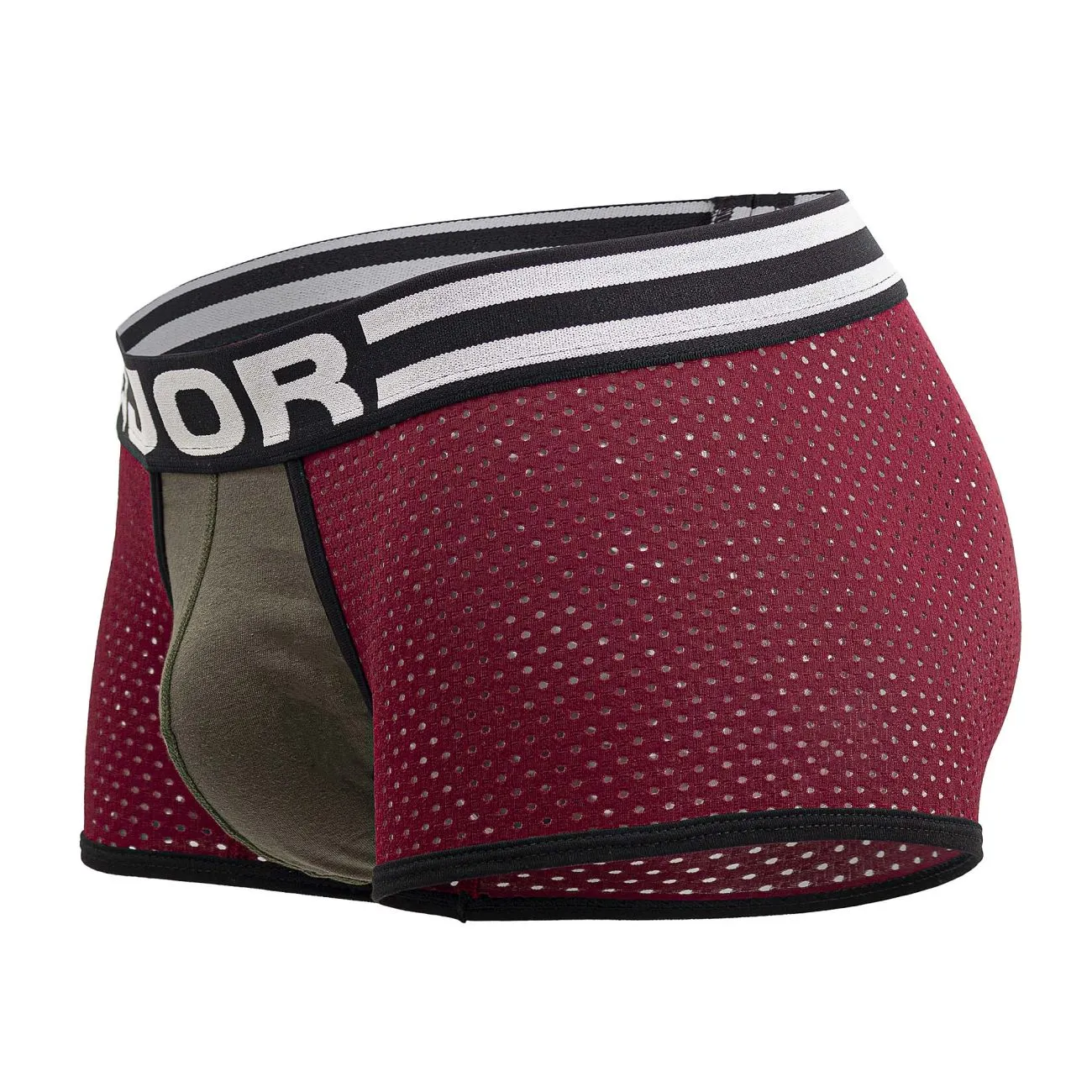 Bekleidung_Jor_Herrenunterwäsche JOR 2076 Army Boxershorts Farbe Weinrot