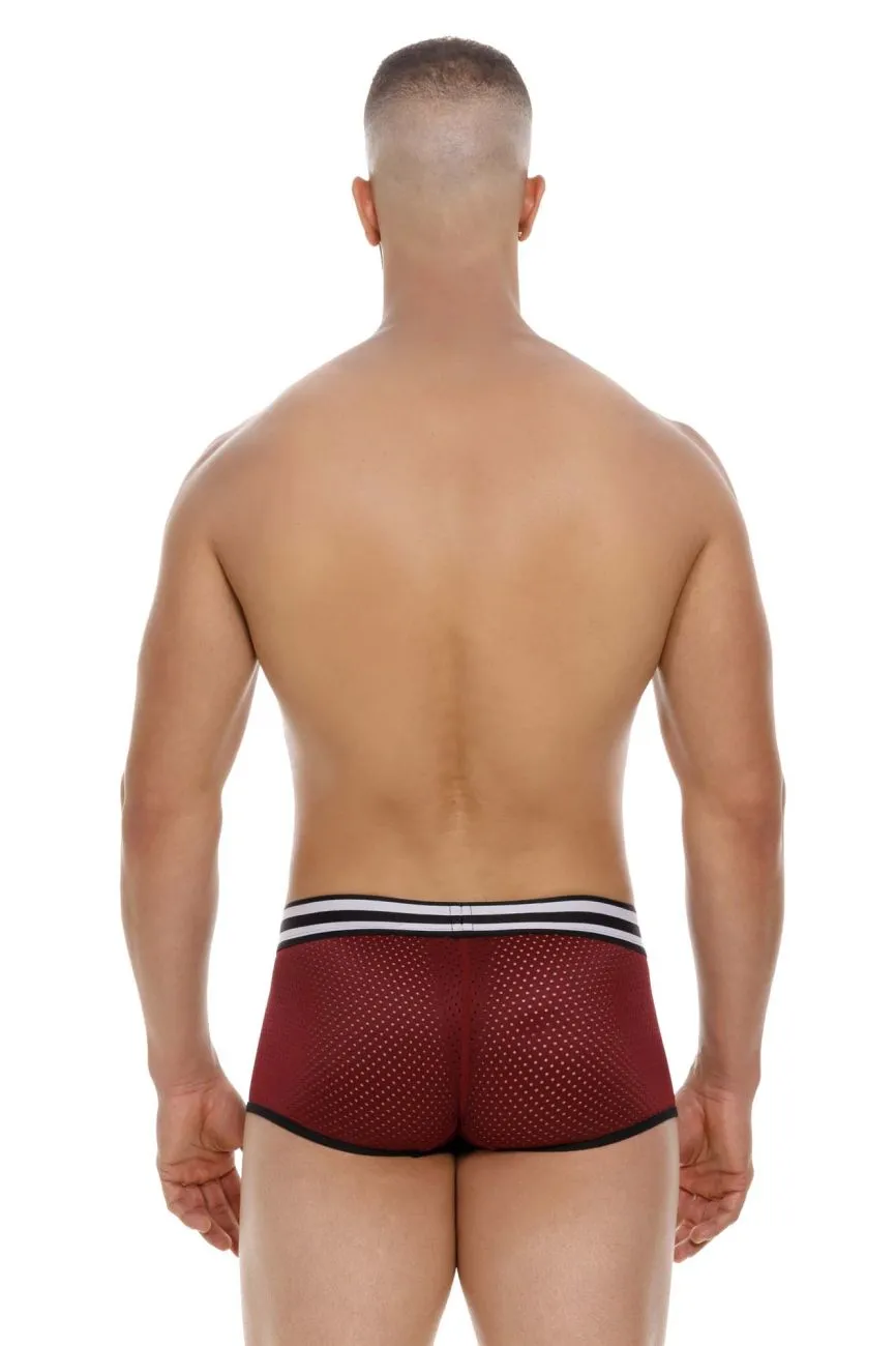 Bekleidung_Jor_Herrenunterwäsche JOR 2076 Army Boxershorts Farbe Weinrot