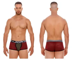 Bekleidung_Jor_Herrenunterwäsche JOR 2076 Army Boxershorts Farbe Weinrot