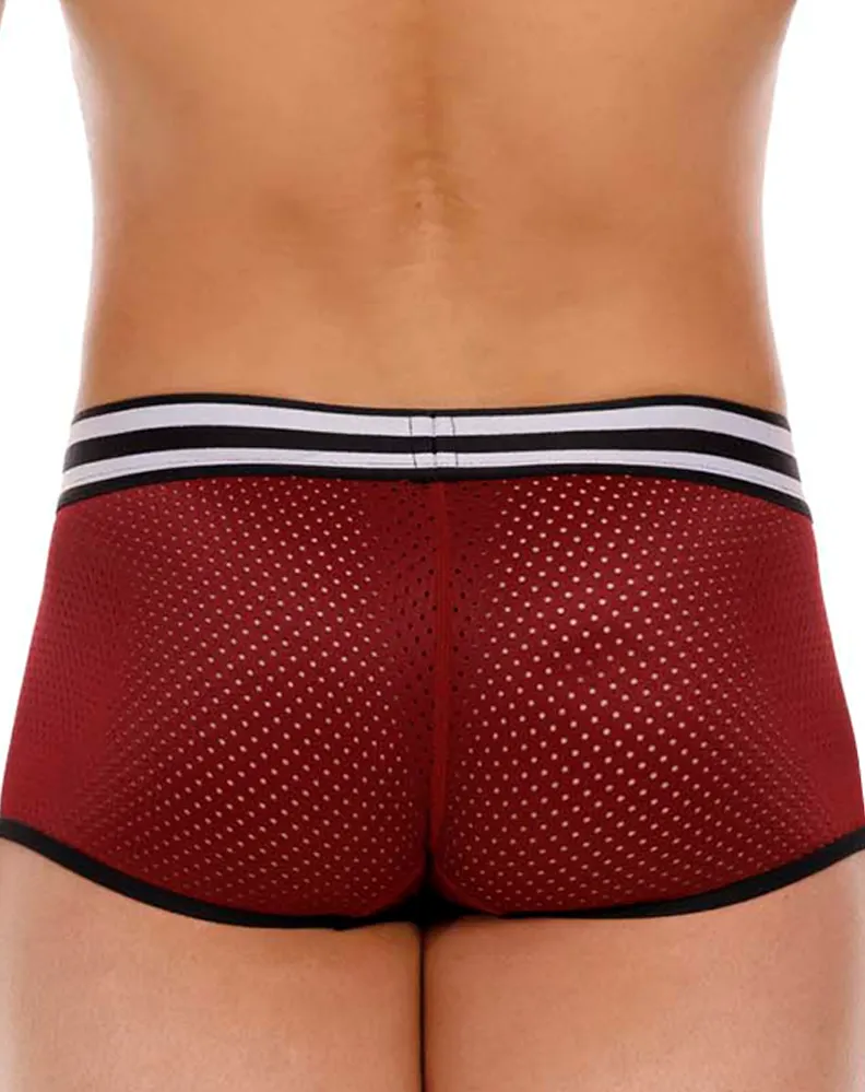 Bekleidung_Jor_Herrenunterwäsche Jor 2076 Army Trunks Weinrot