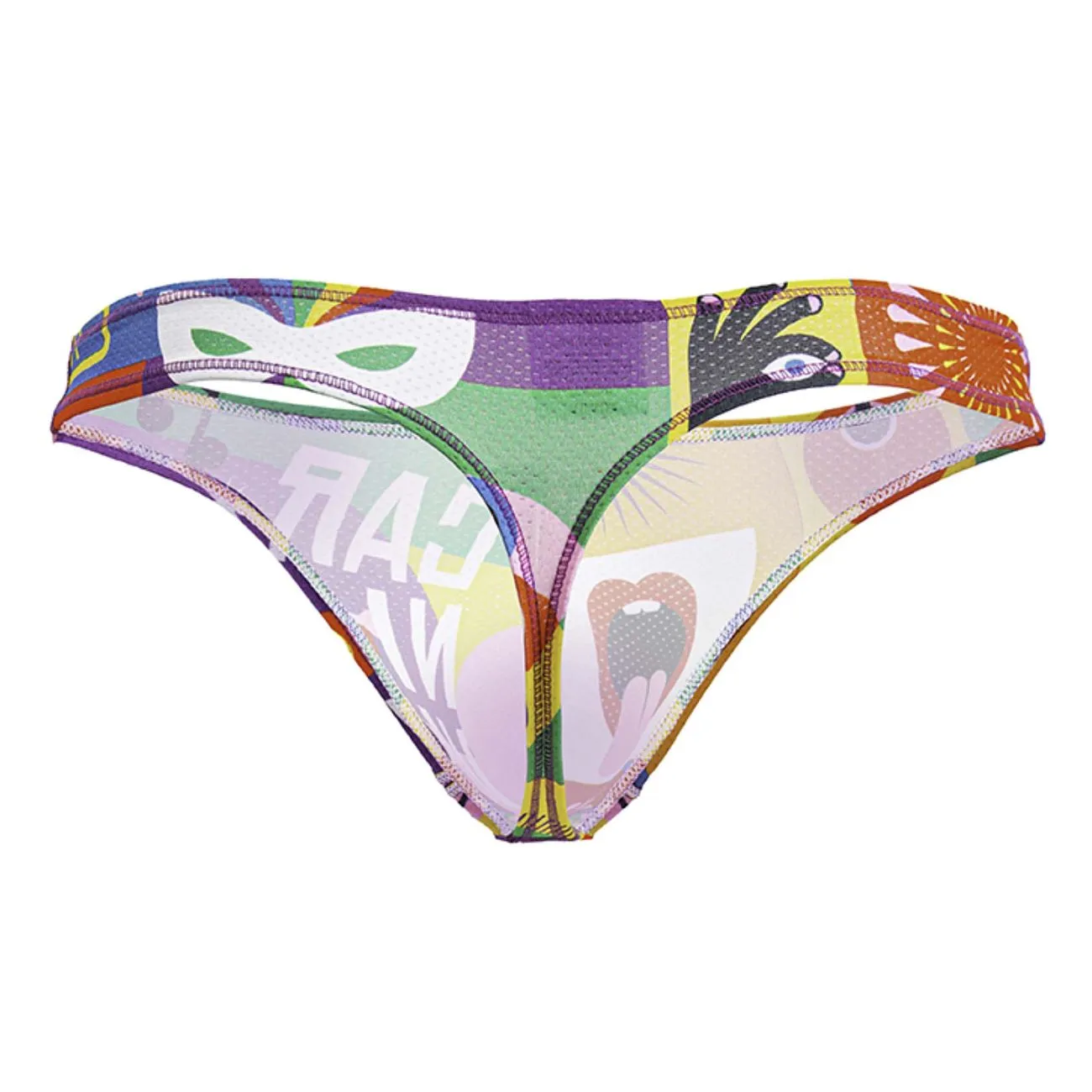 Bekleidung_Jor_Herrenunterwäsche JOR 2173 Karnevals-Slips Bunt bedruckt