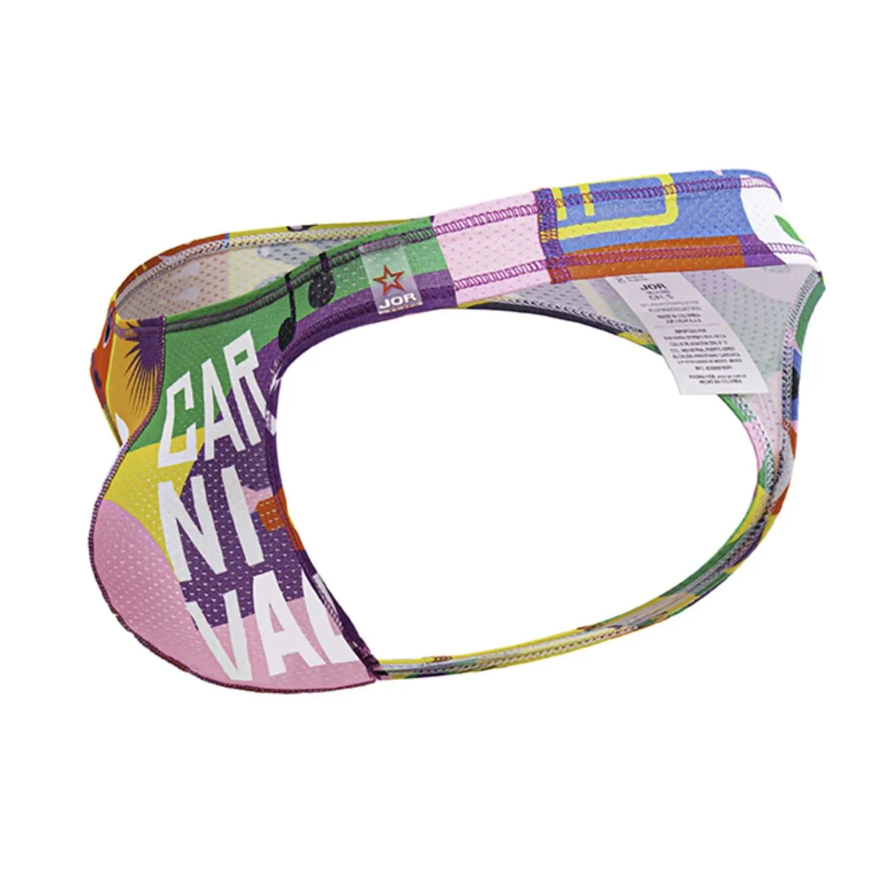 Bekleidung_Jor_Herrenunterwäsche JOR 2173 Karnevals-Slips Bunt bedruckt