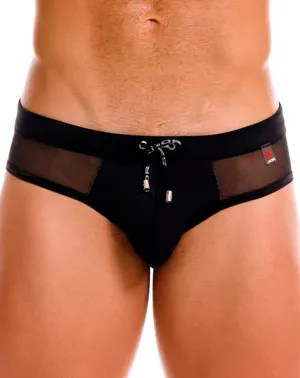 Bekleidung_Jor_Herrenunterwäsche Jor 2193 Mystic Badehose Schwarz