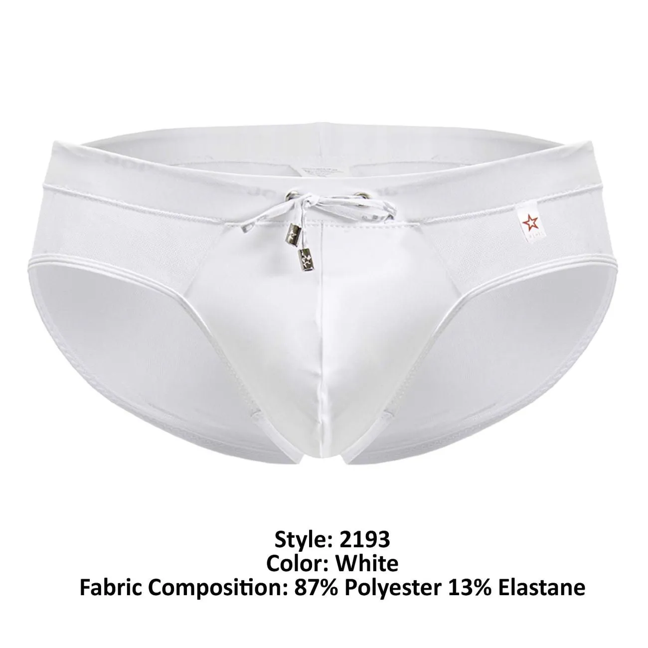 Bekleidung_Jor_Herrenunterwäsche JOR 2193 Mystic Badehose Farbe Weiß