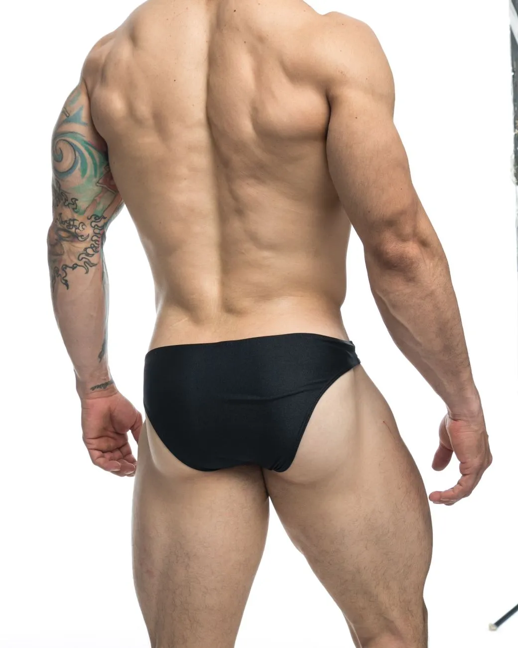 Kleidung_Justin   Simon_Herrenunterwäsche JUSTIN SIMON XSJ01 Klassischer Bikini Farbe Schwarz