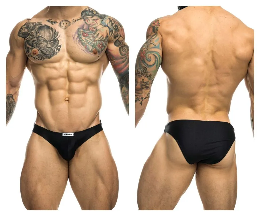 Kleidung_Justin   Simon_Herrenunterwäsche JUSTIN SIMON XSJ01 Klassischer Bikini Farbe Schwarz