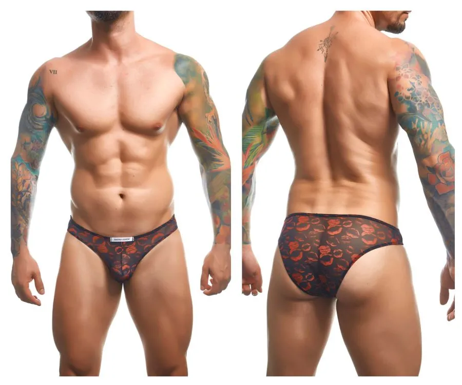 Bekleidung_Justin   Simon_Herrenunterwäsche JUSTIN SIMON XSJ01 Klassischer Bikini Farbe Lippen