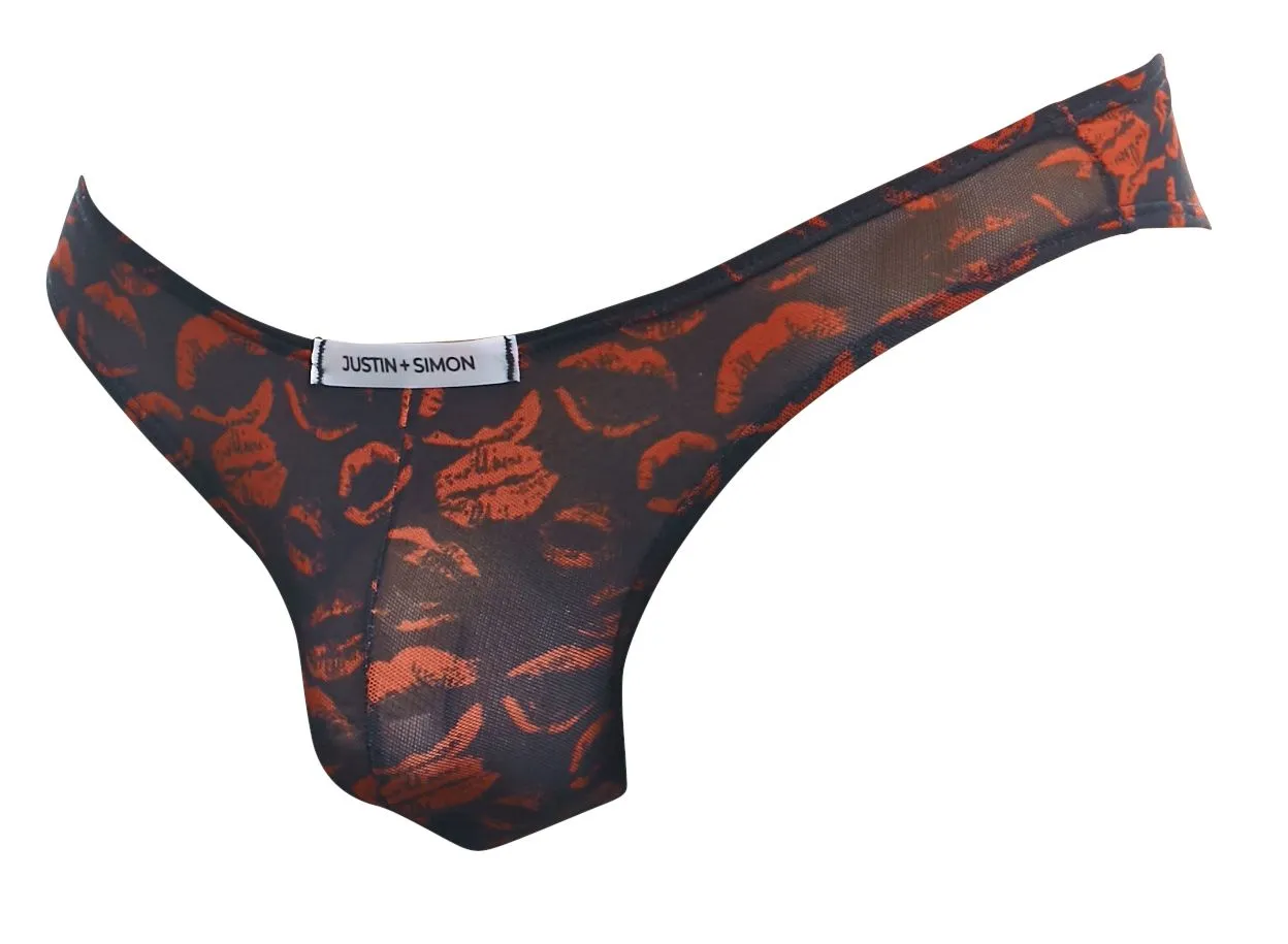 Bekleidung_Justin   Simon_Herrenunterwäsche JUSTIN SIMON XSJ01 Klassischer Bikini Farbe Lippen