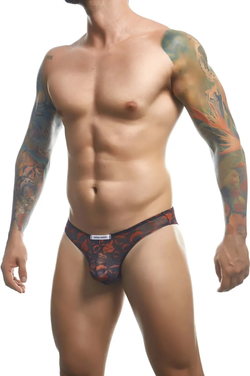 Bekleidung_Justin   Simon_Herrenunterwäsche JUSTIN SIMON XSJ01 Klassischer Bikini Farbe Lippen
