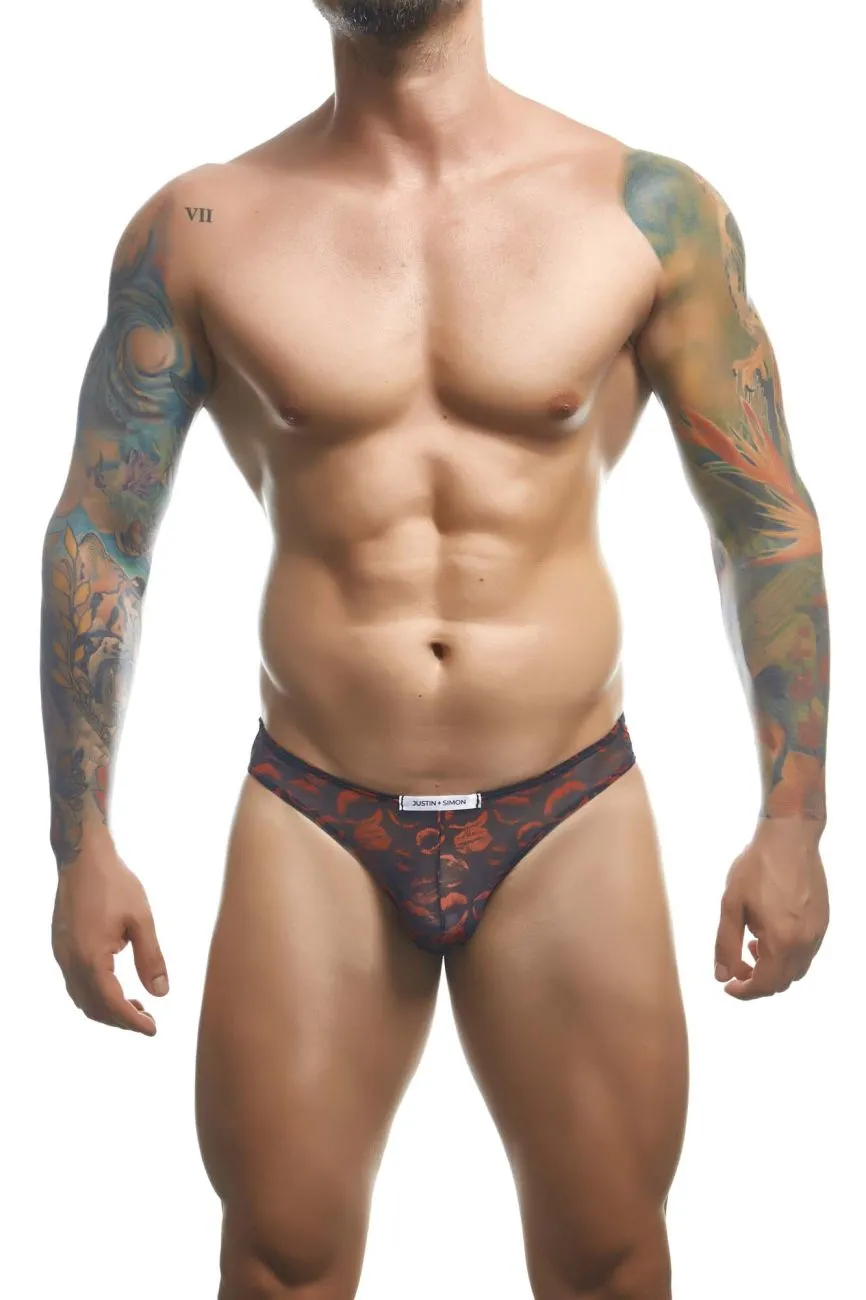 Bekleidung_Justin   Simon_Herrenunterwäsche JUSTIN SIMON XSJ01 Klassischer Bikini Farbe Lippen