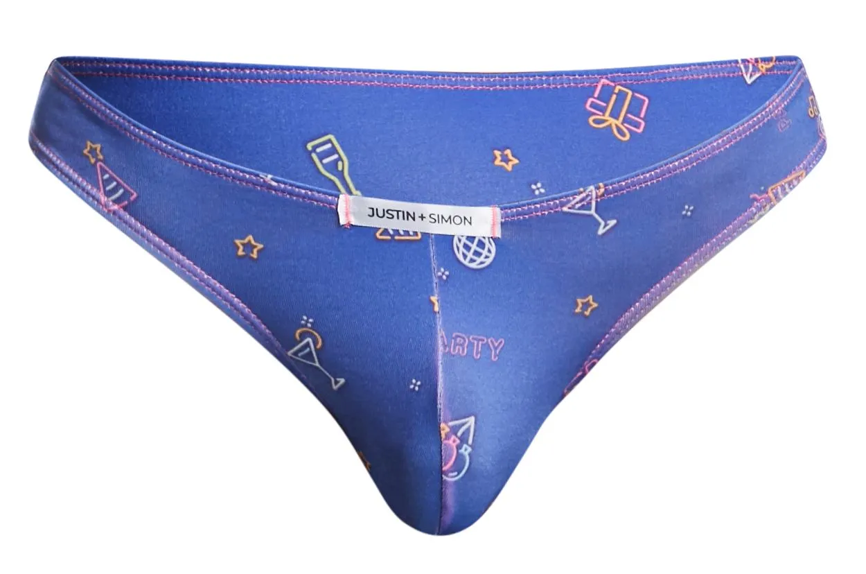 Kleidung_Justin   Simon_Herrenunterwäsche JUSTIN SIMON XSJ01 Klassischer Bikini Farbparty