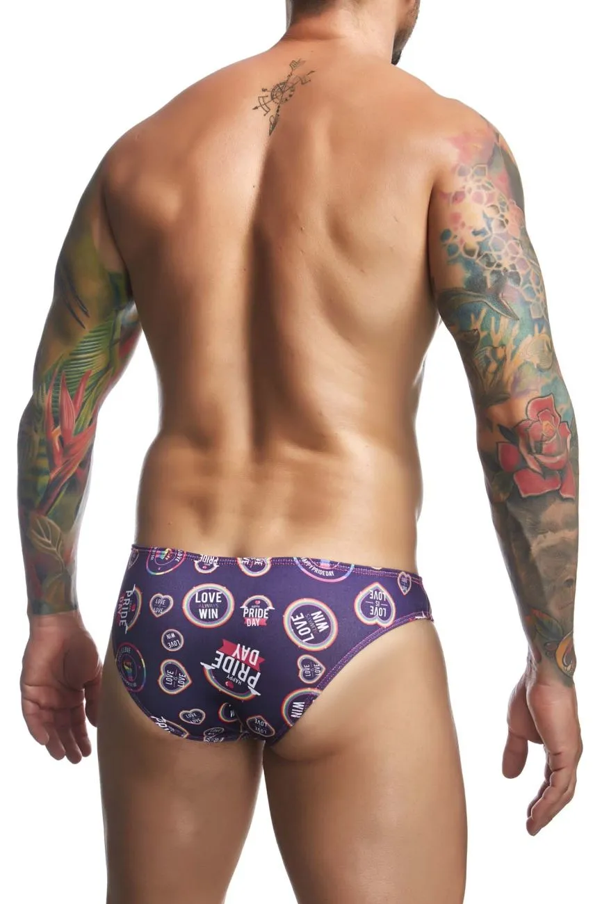 Kleidung_Justin   Simon_Herrenunterwäsche JUSTIN SIMON XSJ01 Klassischer Bikini Farbe Pride